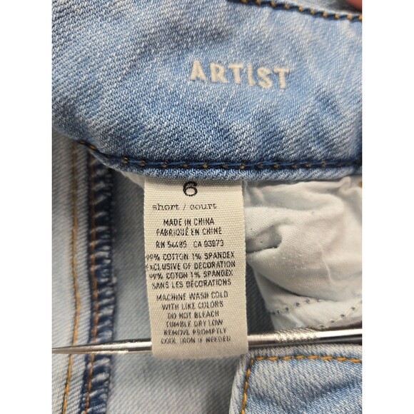 Y2K American Eagle Artist Jeans Low Rise Flared Bootcut Light Wash Size 6 SHORT - Picture 7 of 12